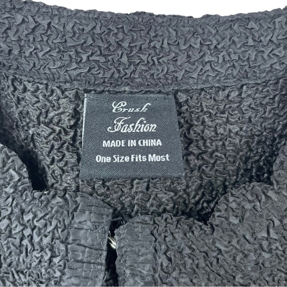 Black Crush Swing Jacket One Size - Picture 4 of 7